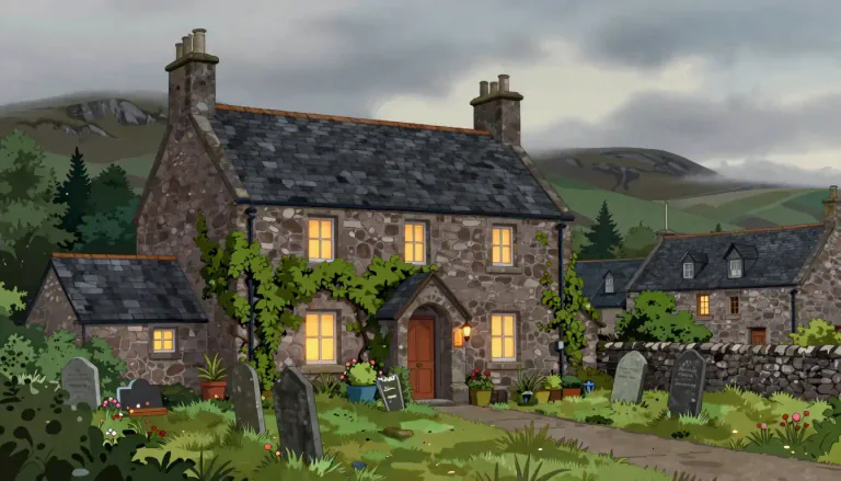 Visual representation of "manse" - The house lived in by a minister of a church, especially in Scotland.