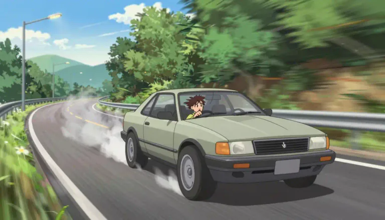 Visual representation of "breakneck" - Dangerously fast speed.