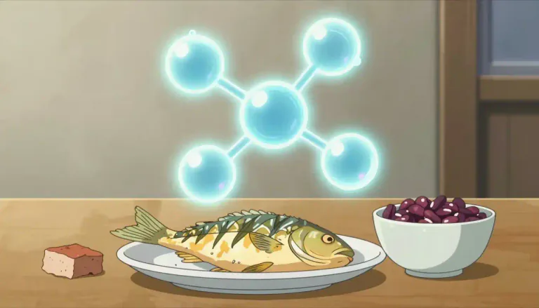 Visual representation of "glycine" - An amino acid that can be obtained from food sources and is important for overall health.