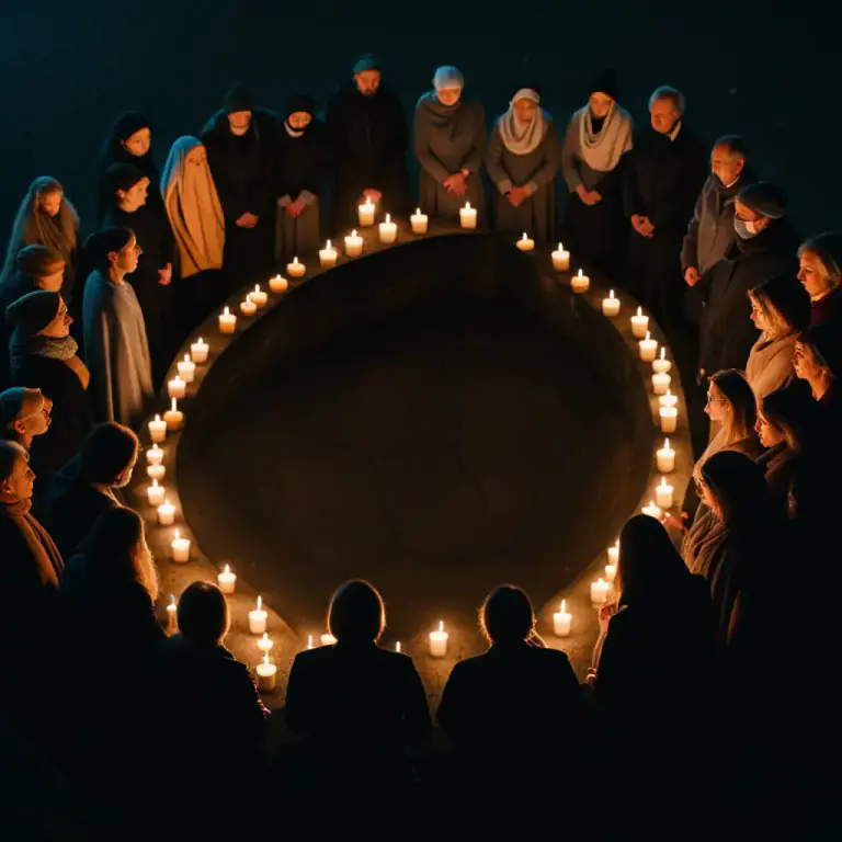 Visual representation of "solemn" - Marked by ceremony or ritual