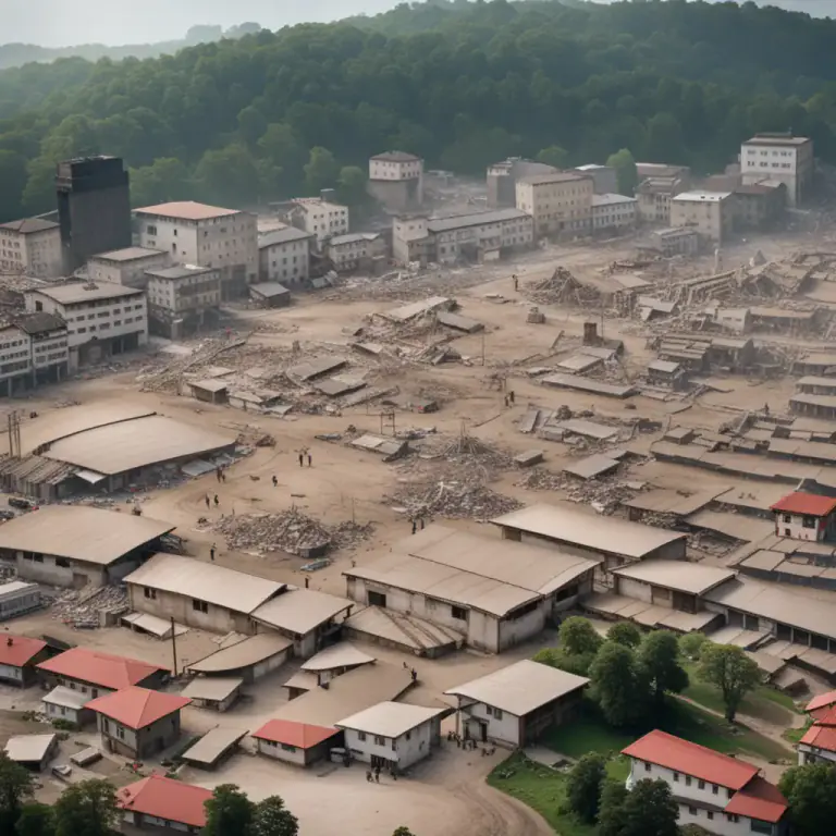 Visual representation of "the only game in town" - The only thing of interest or importance in a place or during a particular period.