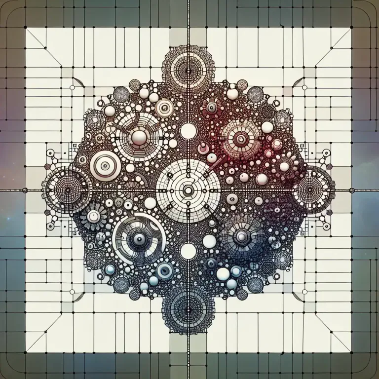 Visual representation of "automaton" - In mathematics, it's a self-operating machine or control mechanism used to follow automatically a predetermined sequence of operations or responses.