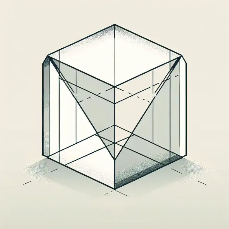 Visual representation of "triangular" - Relates to triangle in mathematics which has three sides and corners.