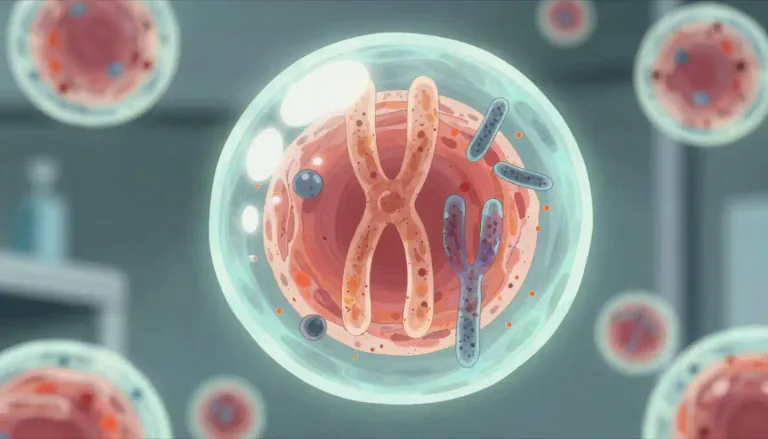 Visual representation of "aneuploidy" - Aneuploidy is a condition involving an abnormal number of chromosomes in the cells, which can lead to genetic disorders.