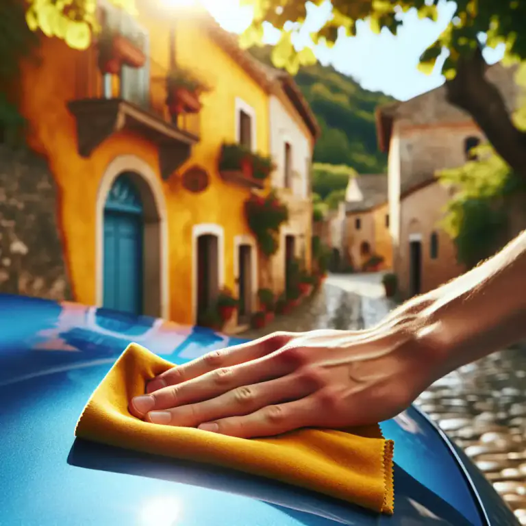Visual representation of "chamois" - A kind of soft suede cloth, usually yellow, used for cleaning