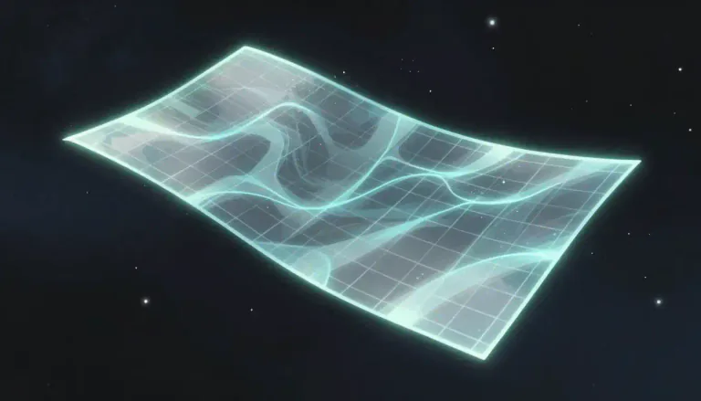 Visual representation of "planar" - Describing something that exists or is happening on a single plane.
