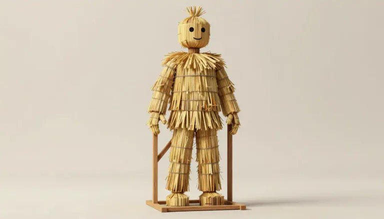 Visual representation of "effigy" - A sculpture or model of a person