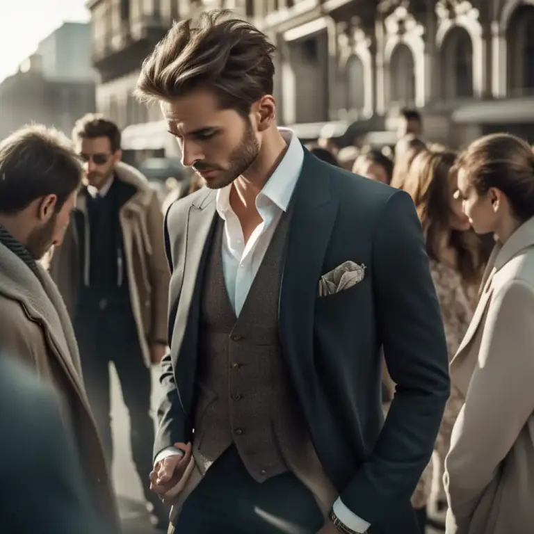 Visual representation of "posh" - Showing or characterized by a snobbish or superior attitude