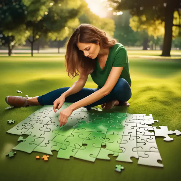 Visual representation of "a walk in the park" - Something easy, with little effort needed.