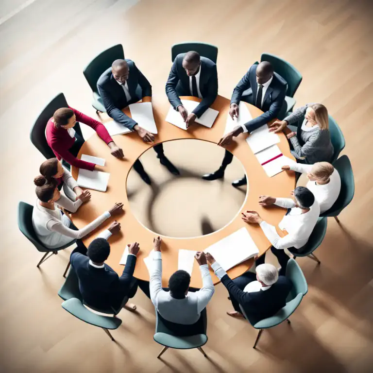 Visual representation of "split off" - To divide or separate from a larger group or thing.