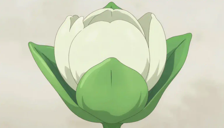 Visual representation of "calyx" - The outer part of a flower, usually shaped like a cup, that protects the inner parts, like petals.