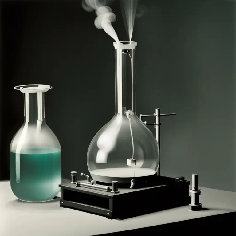 Visual representation of "volatile" - A substance that easily changes into a gas