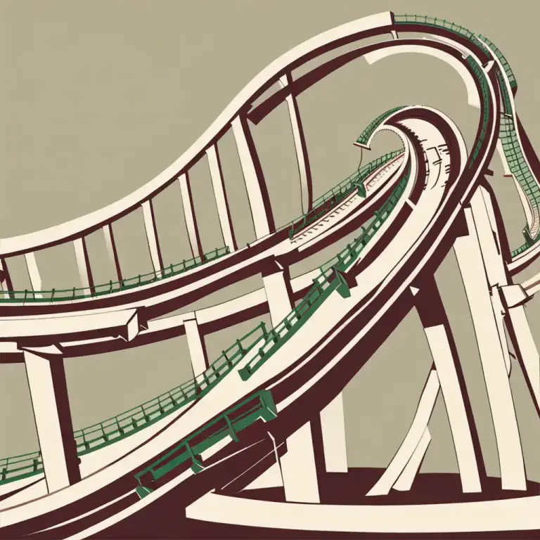 Visual representation of "fall off a cliff" - Experience a significant deteriorate in performance or quality