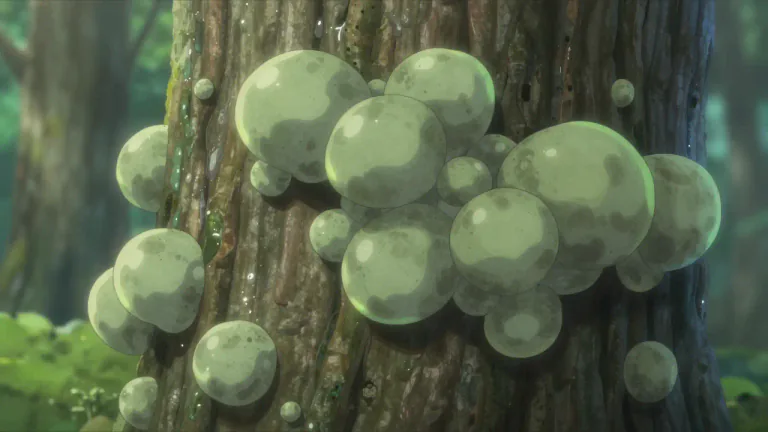 Visual representation of "fungoid" - Resembling or similar to a fungus