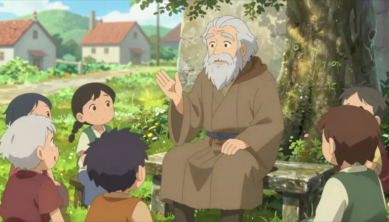 Visual representation of "sage" - A person who is very wise, especially as a result of age and experience