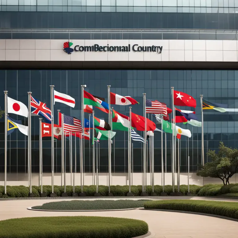 Visual representation of "multinational" - A corporation that has facilities and other assets in at least one country other than its home country.