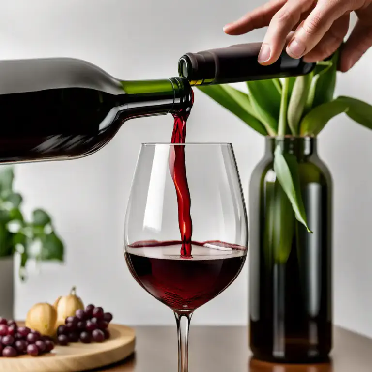 Visual representation of "tulip" - A glass shaped like a tulip flower used for drinking wine.