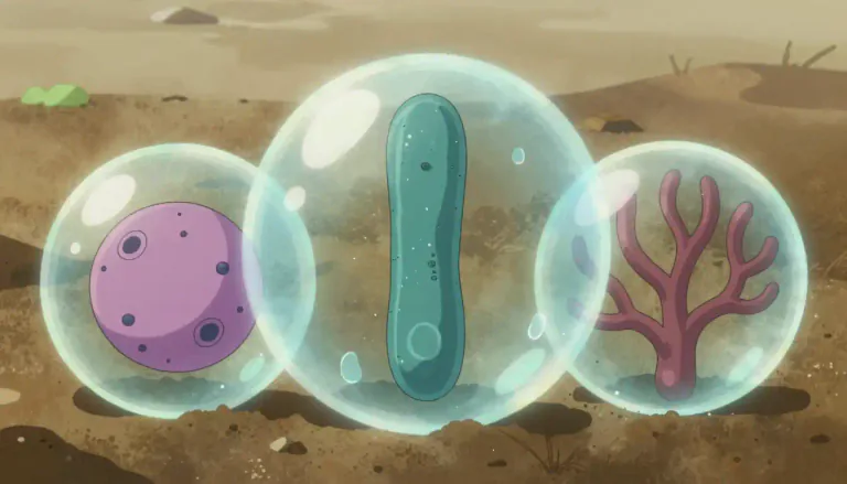 Visual representation of "pleomorphic" - Referring to organisms or cells that can exist in multiple forms, often based on environmental triggers.