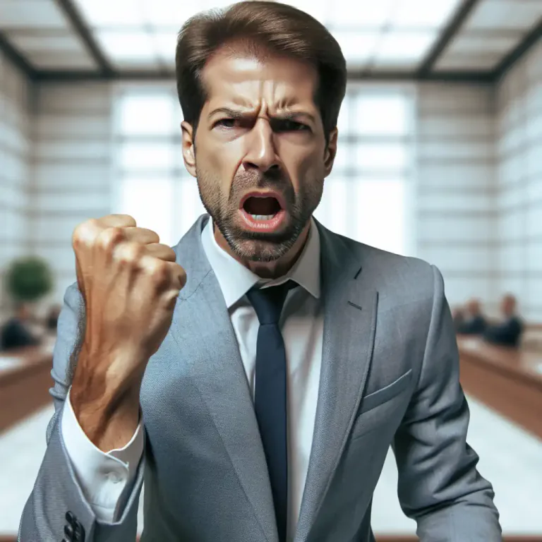 Visual representation of "rail" - To yell or complain angrily at someone