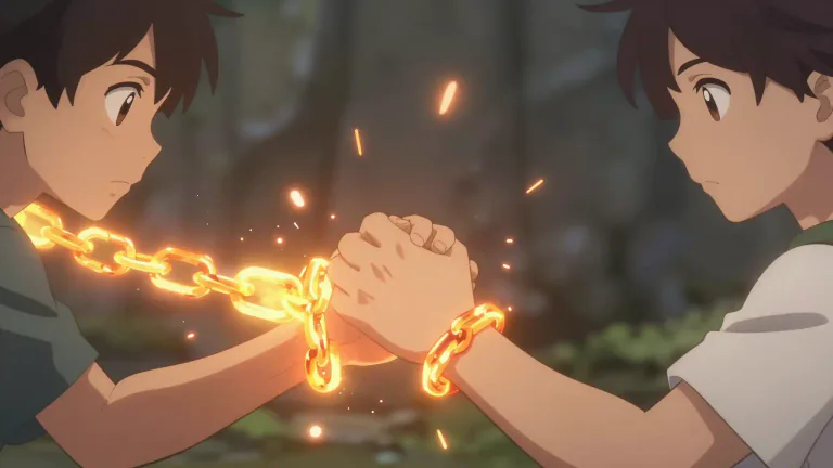Visual representation of "forge" - to create something strong or significant
