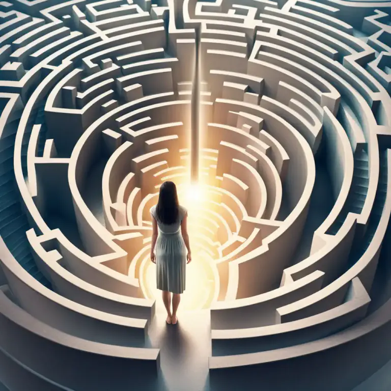 Visual representation of "mysticism" - A way of life or attitude that involves the search for spiritual meaning or truth outside the realm of normal perception.