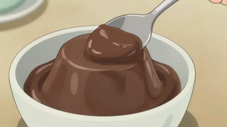 Visual representation of "pudding" - A sweet dessert that is usually made by boiling or baking