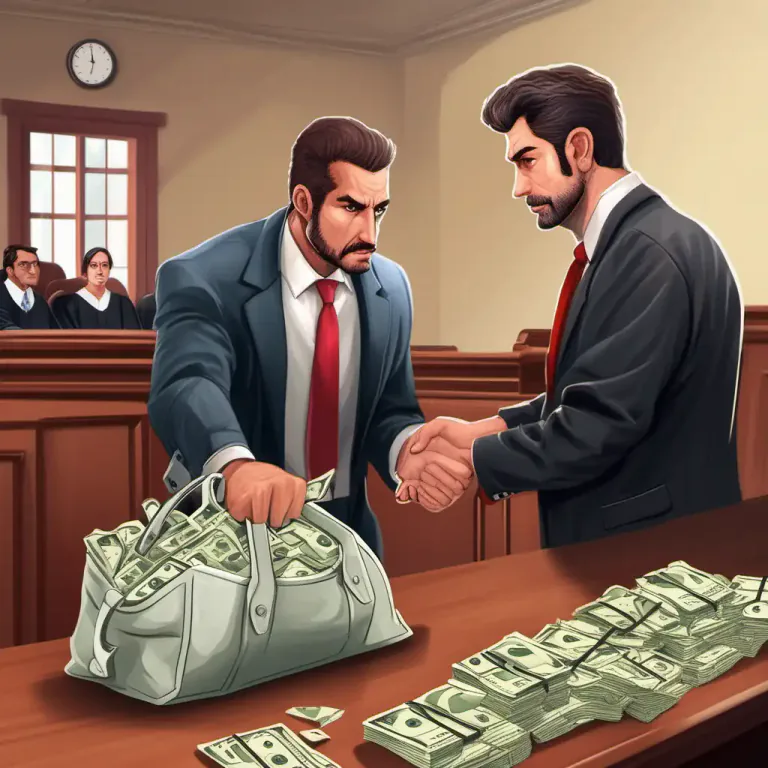 Visual representation of "pecuniary" - Involving a penalty or fine that involves the payment of money