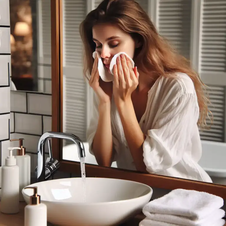 Visual representation of "flannel" - A small cloth used for washing the face and body