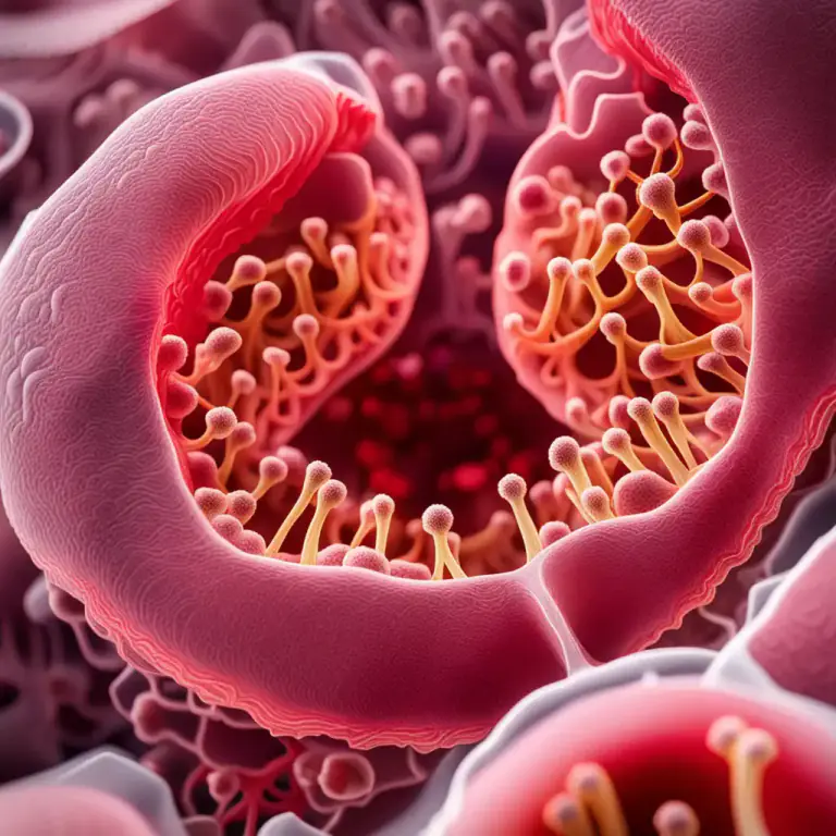 Visual representation of "crypt" - A tiny part of a human or animal body where tissue forms