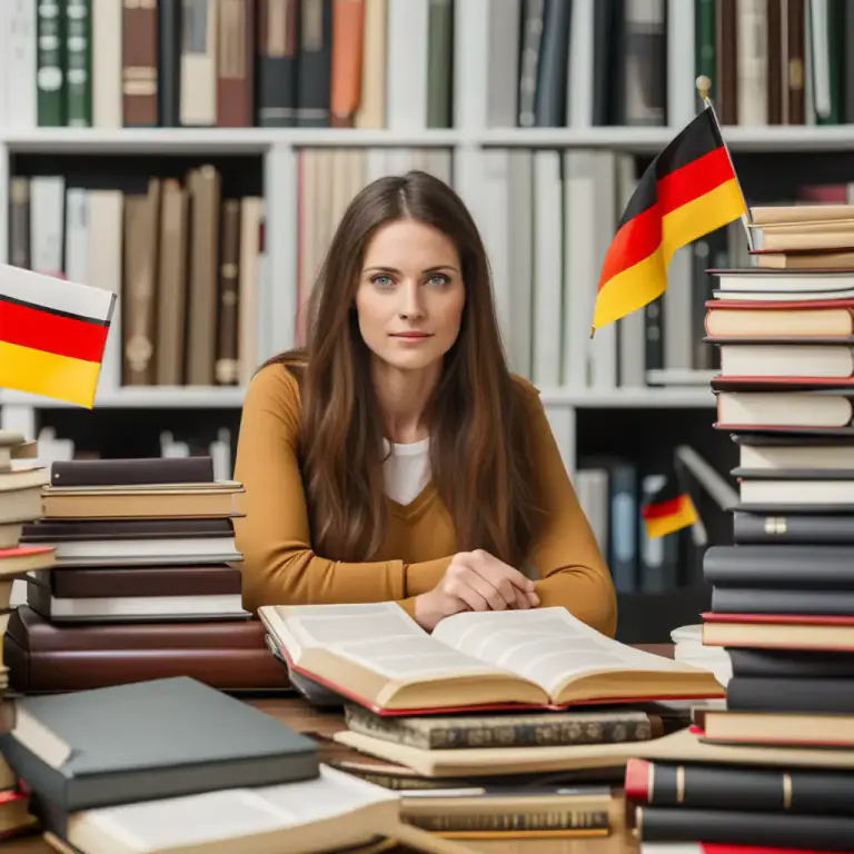 Visual representation of "german" - Related to Germany, its people, or its language