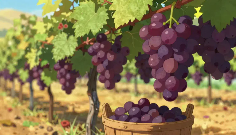 Visual representation of "zinfandel" - A type of red grape that is widely grown in California and is known for producing fruit-forward wines.