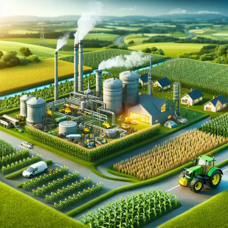Visual representation of "biofuel" - Fuels that are made from biomass resources, or their processing and conversion derivatives.