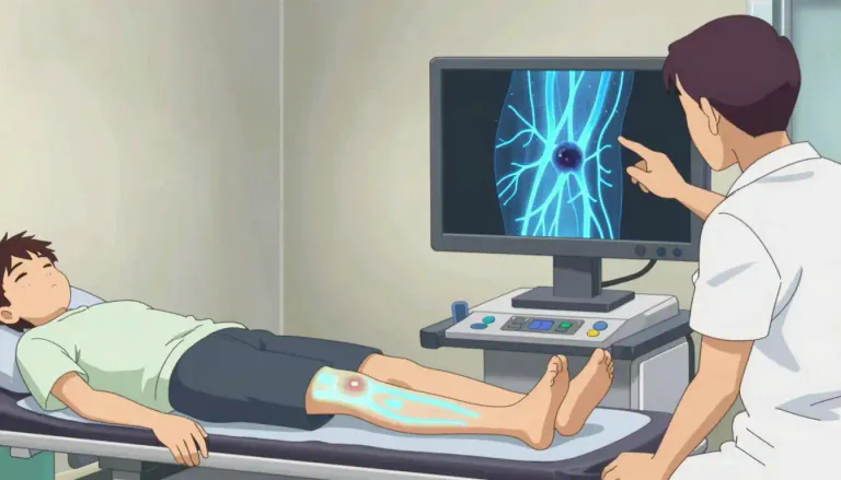 Visual representation of "venography" - Venography is a medical imaging technique used to visualize the veins in a specific part of the body, especially the legs, to diagnose disorders like blood clots.
