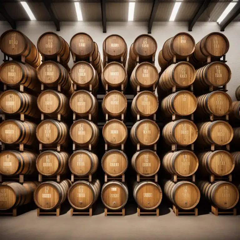 Visual representation of "lager" - A place where something is stored, especially beer.