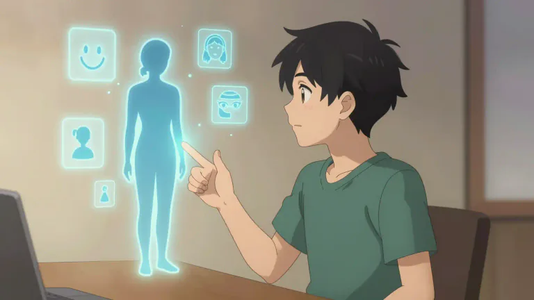 Visual representation of "characterize" - To describe the distinctive features of something or someone