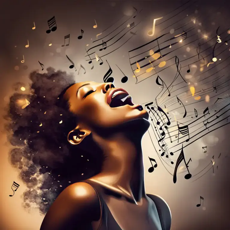 Visual representation of "musical" - having a pleasant sound