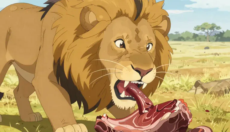 Visual representation of "carnivore" - An animal that eats only meat