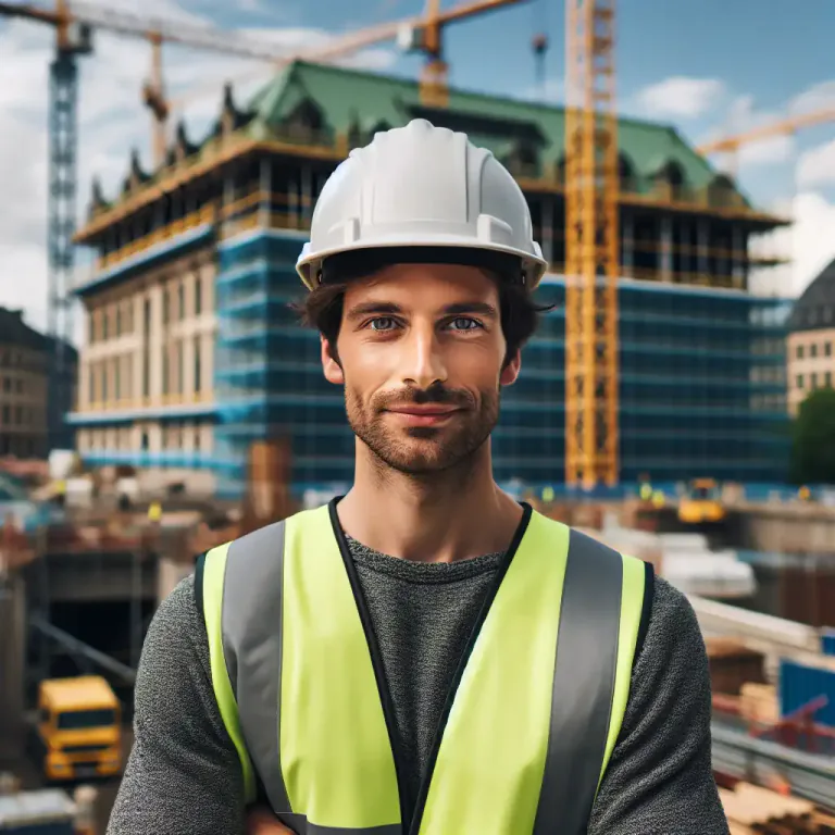 Visual representation of "construction" - The industry in which buildings and infrastructure are constructed.