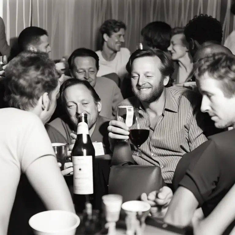 Visual representation of "drink somebody under the table" - To drink more alcohol than someone else without becoming as drunk.