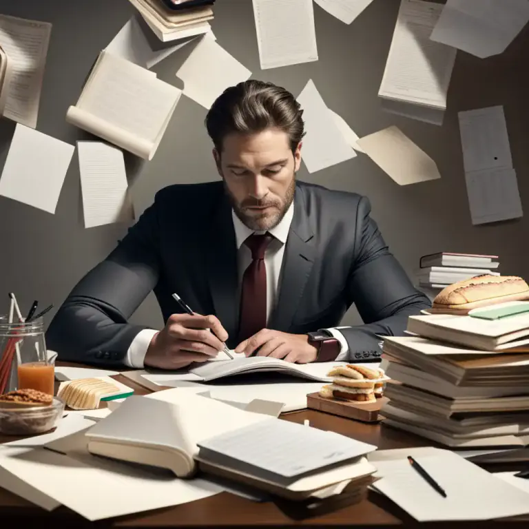 Visual representation of "get lost" - To lose oneself in a task, often forgetting the time and everything around