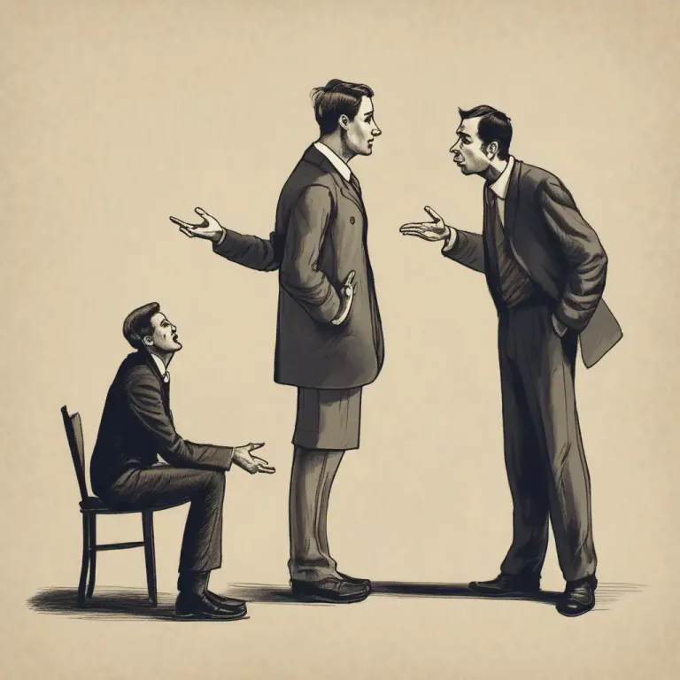 Visual representation of "with respect" - used to politely interrupt or disagree with someone during a conversation