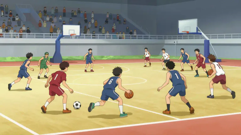 Visual representation of "sport" - Any kind of exercise or game where individuals or teams compete against each other.
