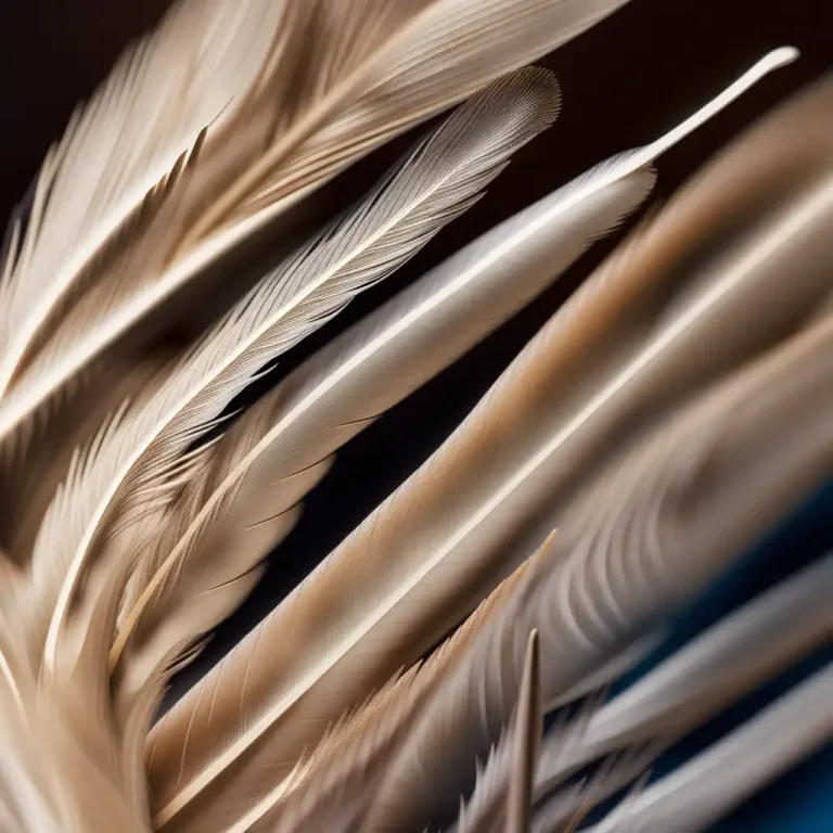 Visual representation of "quill" - The hollow tube in a feather