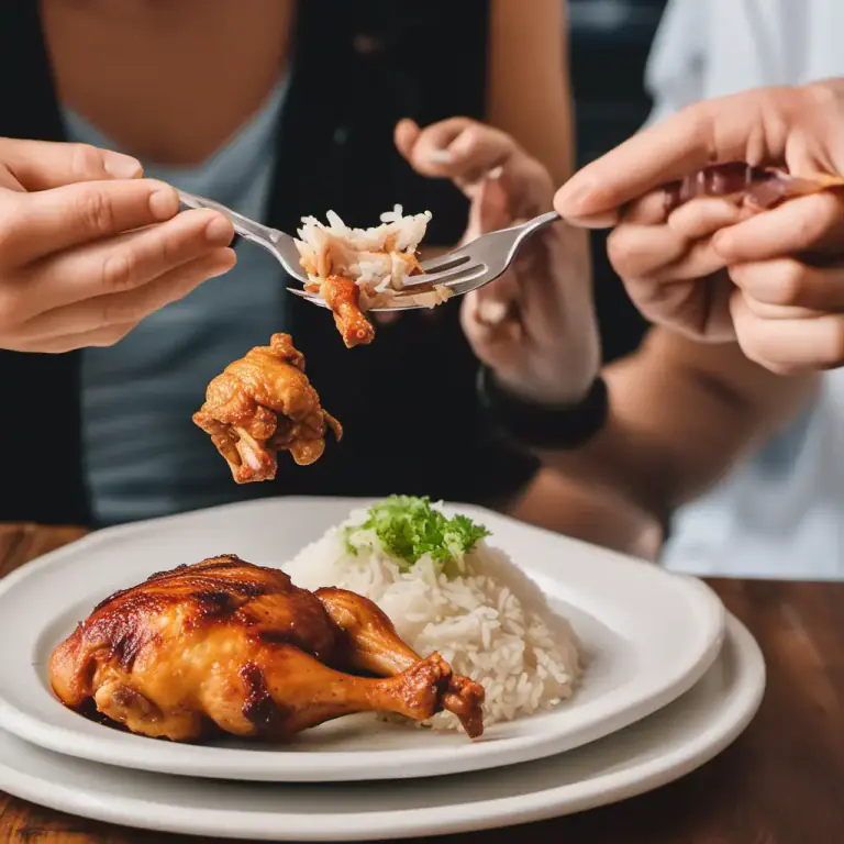 Visual representation of "dine on" - To eat a meal, especially dinner