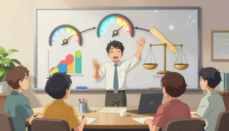 Visual representation of "metric" - A standard of measurement