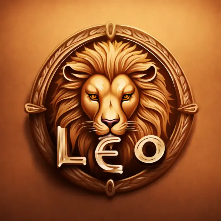 Visual representation of "leo" - In Latin, 'Leo' means 'lion'.