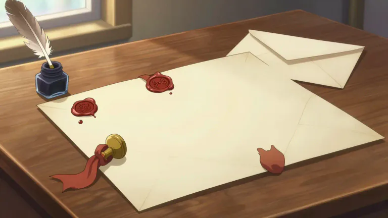 Visual representation of "epistle" - A formal or important letter or email.