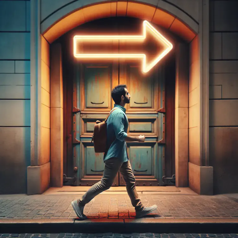 Visual representation of "get to" - To start to deal with or talk about something