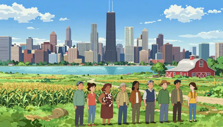 Visual representation of "illinoisan" - Relating to the state of Illinois or its residents.