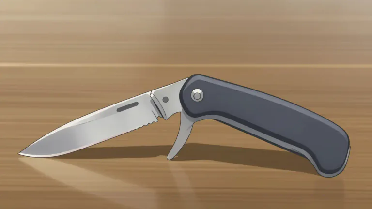 Visual representation of "jackknife" - A small knife with folding blades.